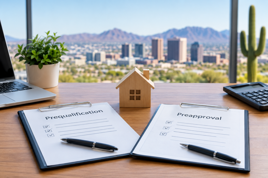 Mortgage preapproval vs. prequalification in Arizona